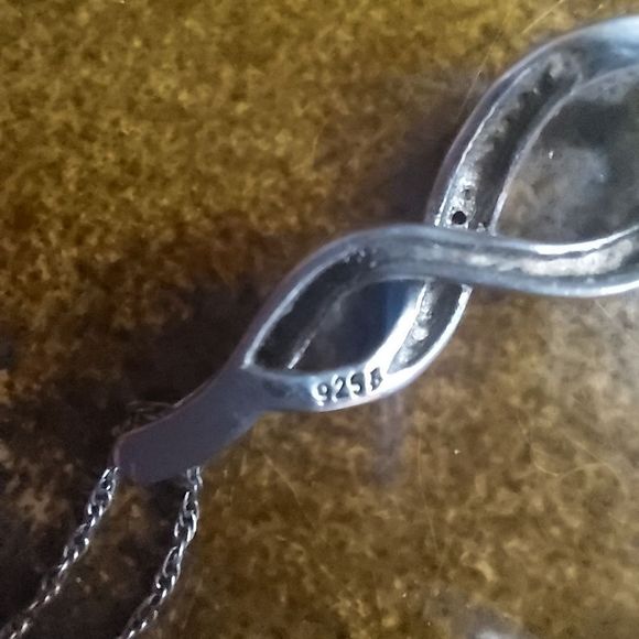 Sterling silver 925 necklace - pendant & chain - Picture 4 of 5